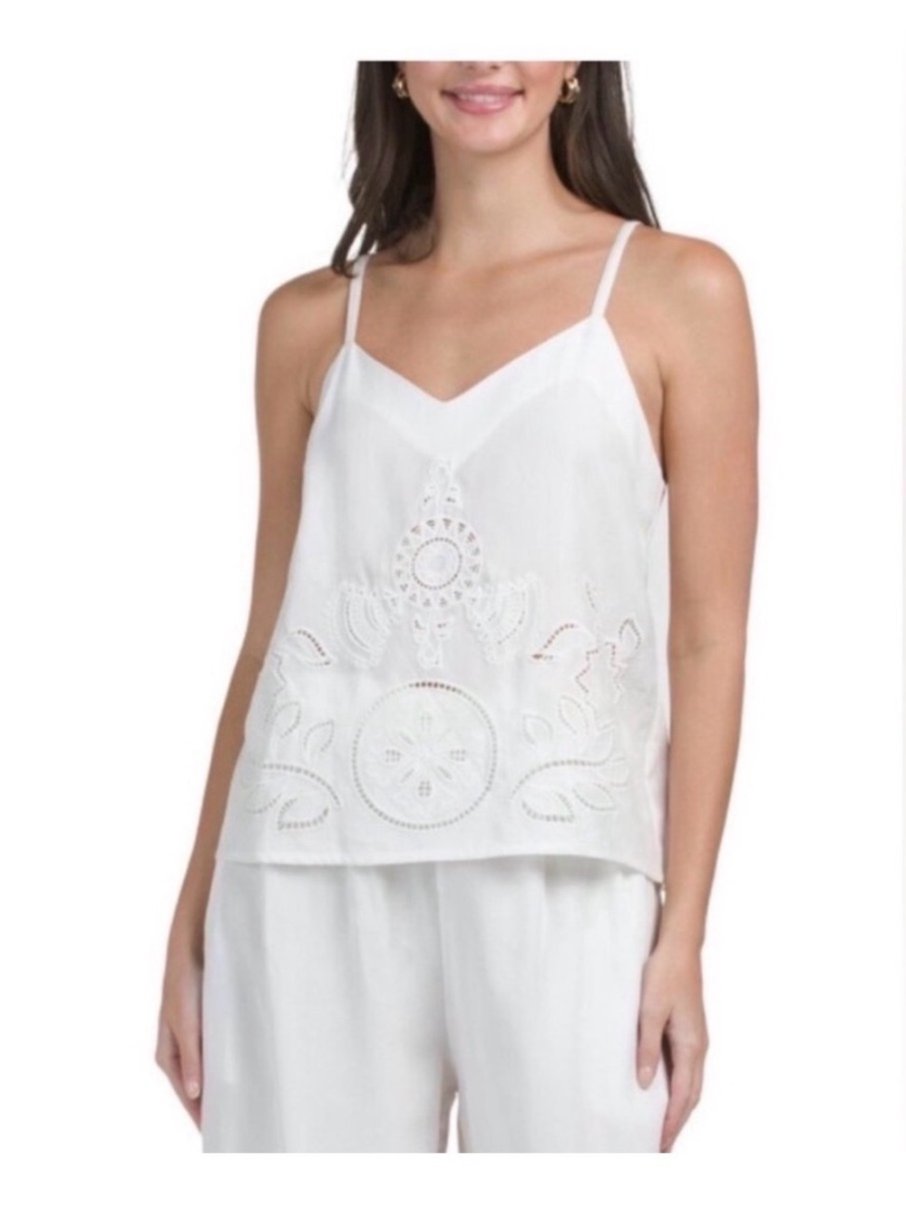 NWT MISA of Los Angeles Marcela Eyelet Top Size Small